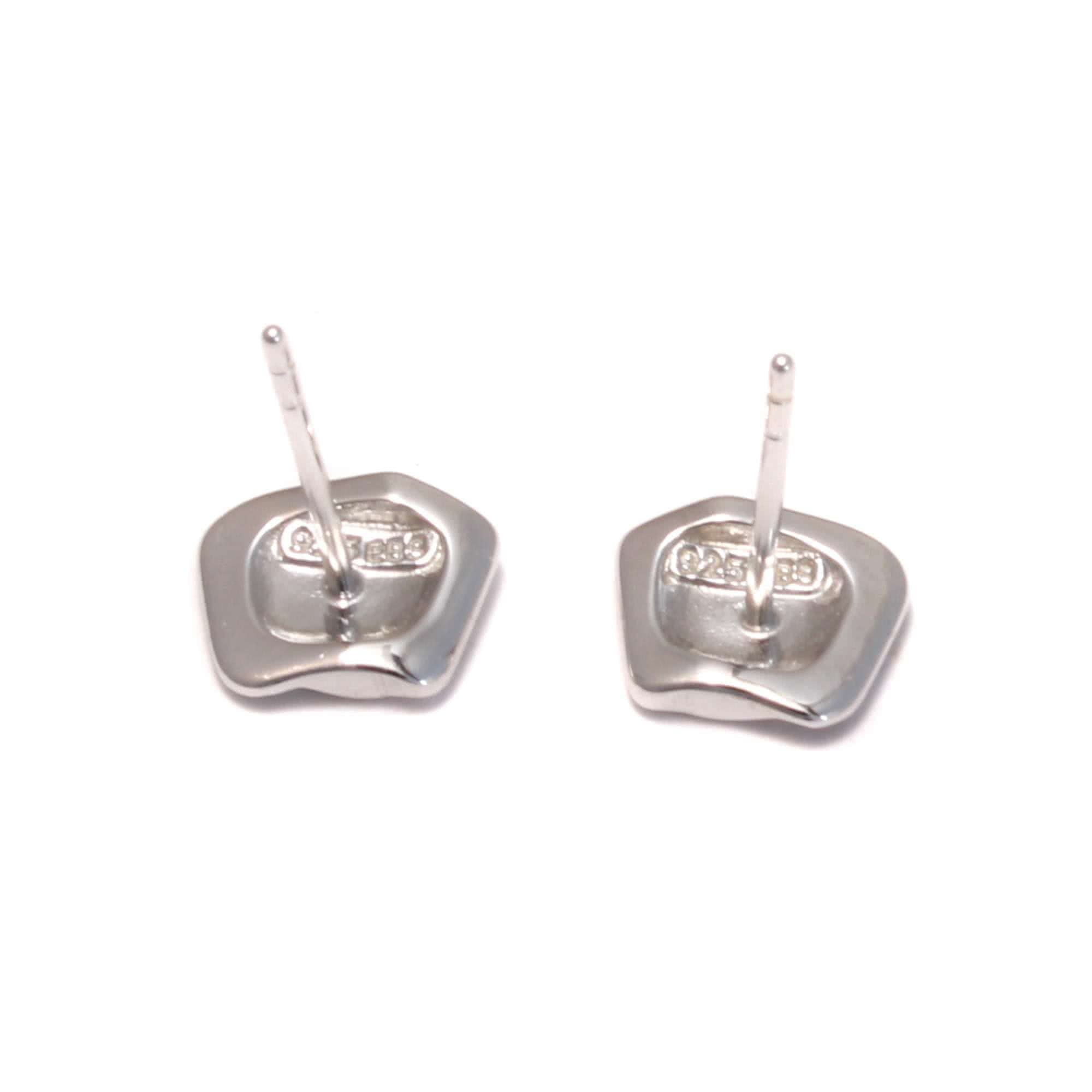 Akkordeon Ohrstecker aus 925 Sterling Silber