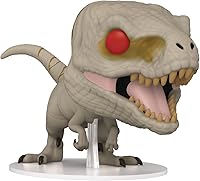 Vista 6 de POP Jurassic World Dominion - Figura de vinilo Funko de Atrociraptor (Ghost) (paquete con funda protectora de caja compatible), multicolor, 3.75