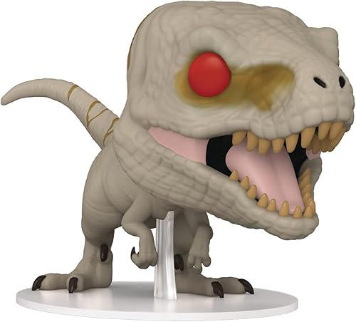 Miniatura 6 de POP Jurassic World Dominion - Figura de vinilo Funko de Atrociraptor (Ghost) (paquete con funda protectora de caja compatible), multicolor, 3.75