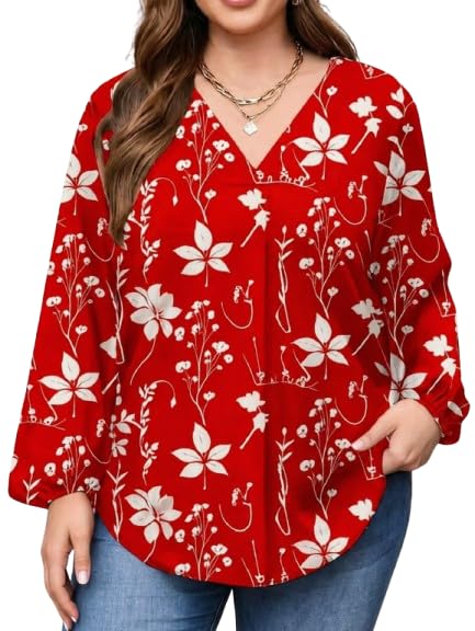 Women's Rayon Printed Short Kurti Top – Ethnic Flared Tunic for Office & Casual Wear – V Neck,Summer Wear-picture-33