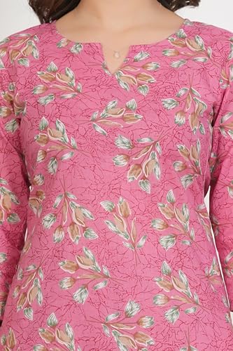 Image of Kuruti B Sheets Women's Printed Night Suit Set | Soft & Breathable Top and Pyjama Set for Women | Stylish Relaxed Fit Sleepwear for Everyday Comfort | Perfect Lounge Wear for Home & Travel