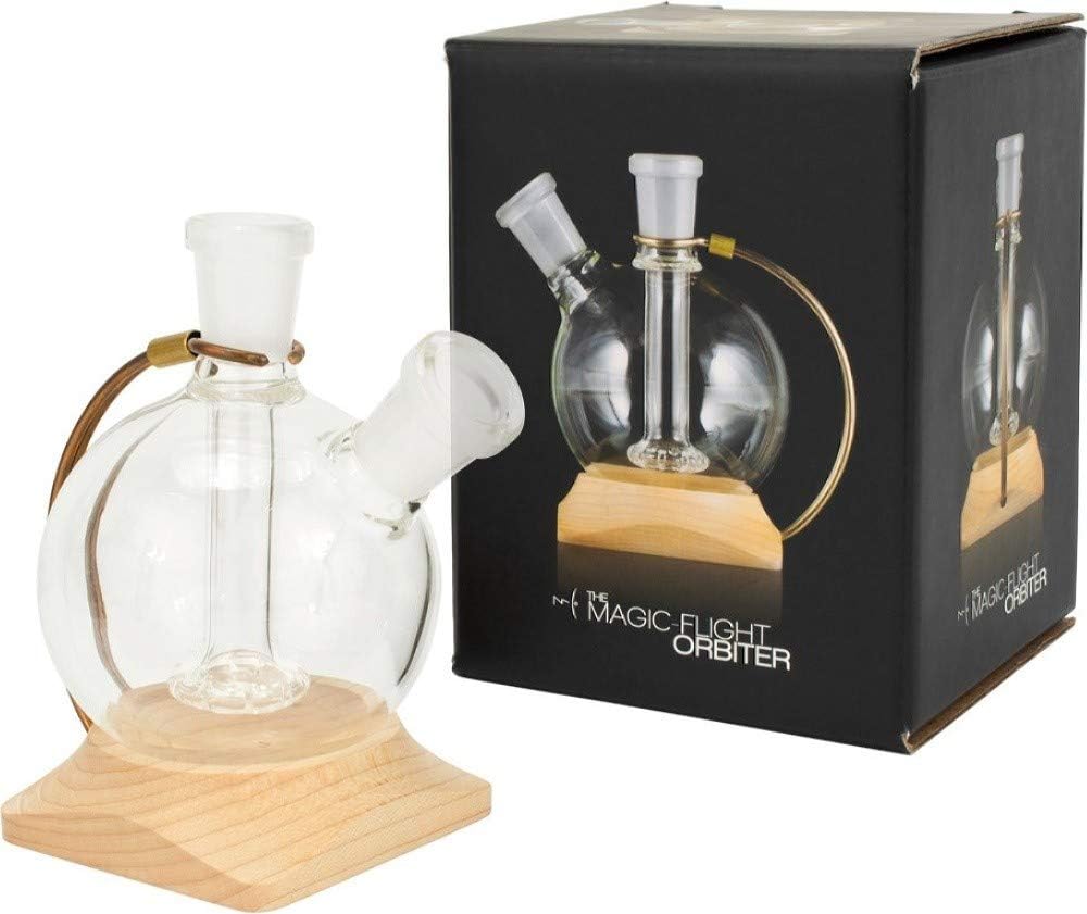 Glass Orbiter Bubbler by Magic Flight Launch Box