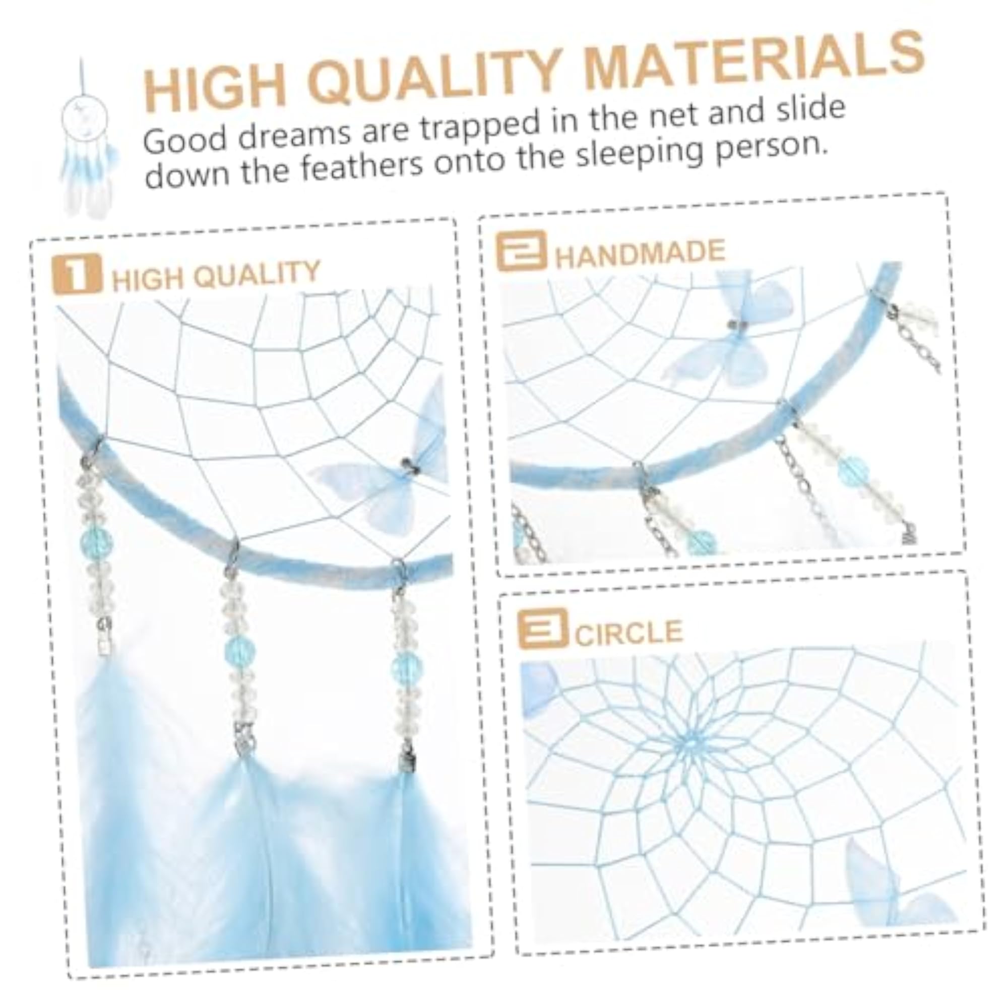 Butterfly Dream Catcher Pendant Unique Hanging Decor