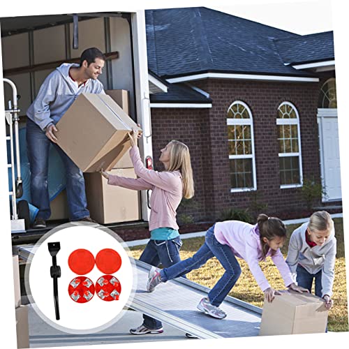 Herramienta para mover muebles con ruedas industriales y goma gruesa protectora 3
