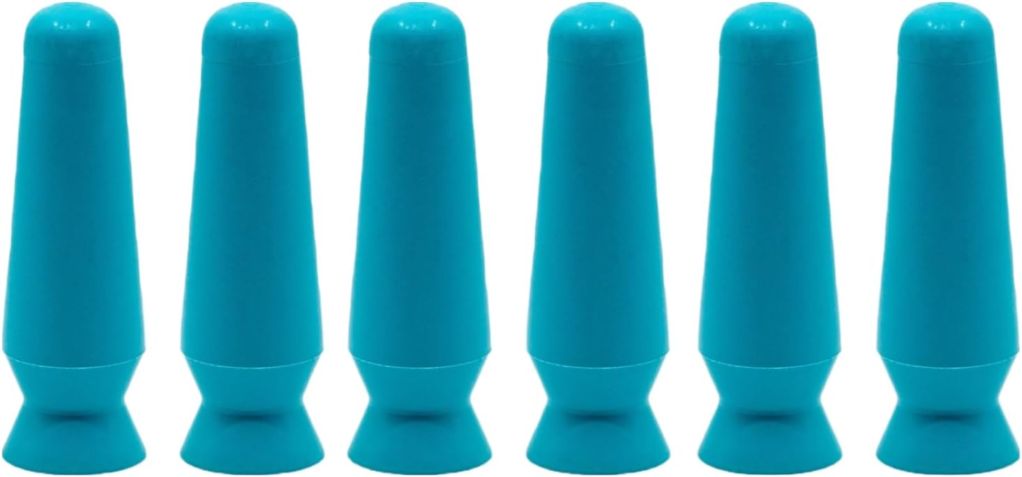 DMV Scleral Cup Lens Inserter Pack of 6, Ventless Contacts Inserter Tool for Scleral Lenses, Hard Contact Lenses, and Prosthetic Eyes, Applies Contacts Safely, Comfortably & Hygienically