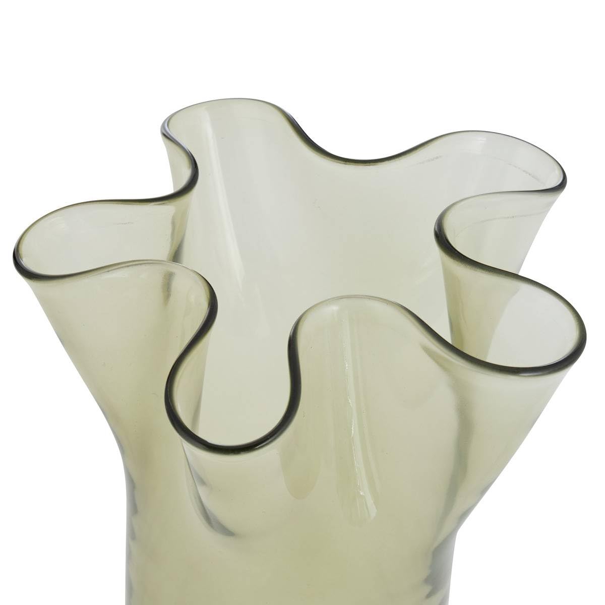 Atmosphera - Vase Fleur de Rose H23,5cm - Vert