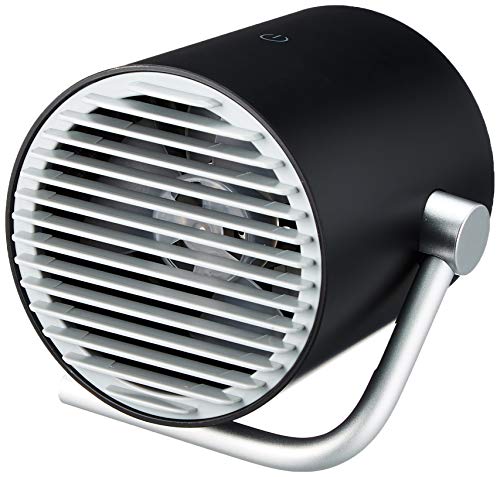 CSL - USB Ventilator - Geschwindigkeitsstufen regelbar - Mini Doppelblatt Tischventilator Schreibtischventilator - geräuscharmes Betriebsgeräusch -