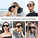 Dollger Square Oversized Sunglasses for Women Men Trendy Fashion Flat Top Big Black Frame Shades Black