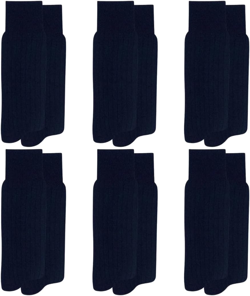 Kit 06 Meia Social Mash Poliamida Cano Longo Canelada