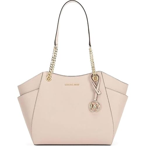 Michael Kors Jet Set Travel Large Chain Shoulder Tote (Soft Pink)