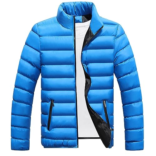 Ymosrh Men's Down Jacket Winter Coats Water-Resistant Lightweight Packable Puffer Jacket Casual Outerwear Jacket, M-2XL