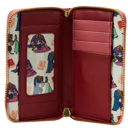 Loungefly Disney Beauty and the Beast Fireplace Scene Zip Around Wallet3