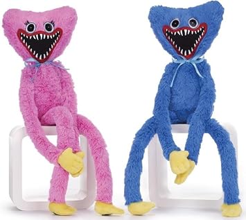 Poppy Playtime Plush 21" Set of 2 Huggy + Kissy Scary Soft Toys