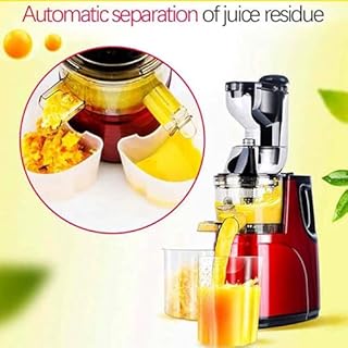 Commercial Cold Press Juicer Machine - Powerful Masticating Juicer for Whole Fruits & Vegetables, Efficient Juice Extraction & Residue Separation, Ideal for Healthy Raw Juice