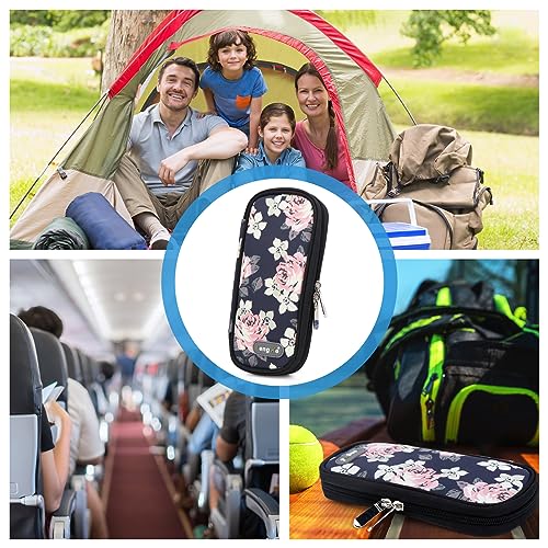 Image of YOUSHARES Insulin Cooler Travel Case - Portable Refrigerated Medicine Case for Insulin Pen, Medication and Diabetic Supplies with 2 TSA Approved Ice Pack
