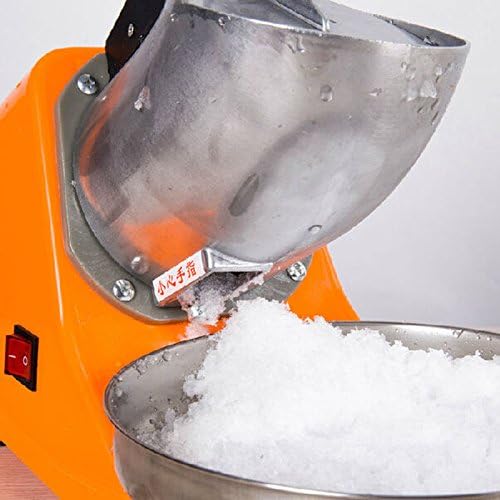 TOPCHANCES Electric Ice Crusher, Ice Shaver Machine, Snow Cone Maker, Shaved Ice Machine, 143lbs 300W 220V