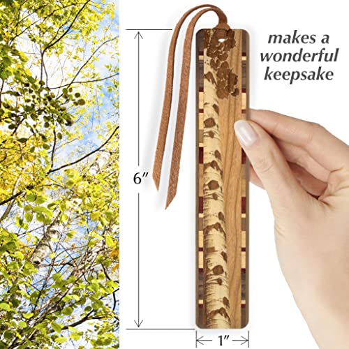 Aspen Tree Wooden Bookmark Engraved On Cherry Wood - Also Available Personalized - Made In Usa #TOP3