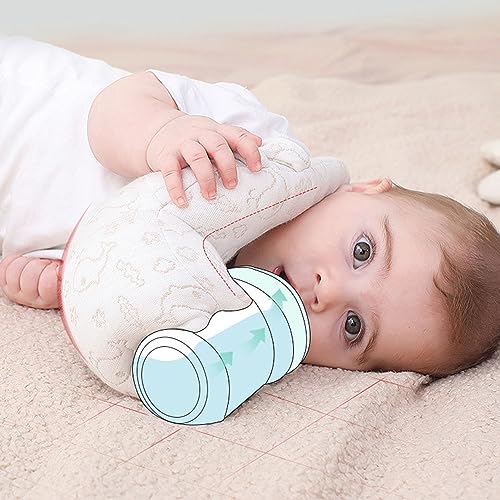 Almofada de Autoalimentação para Bebês, Travesseiro para Suporte de Mamadeira, Travesseiro de Autoal