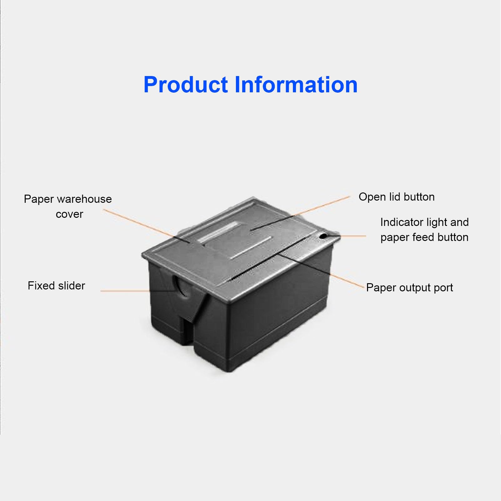 Denash Eingebetteter Thermodrucker, 58 Mm BT USB RS232 Serieller Druck, POS ESC Textgrafiken 1D 2D Barcodes