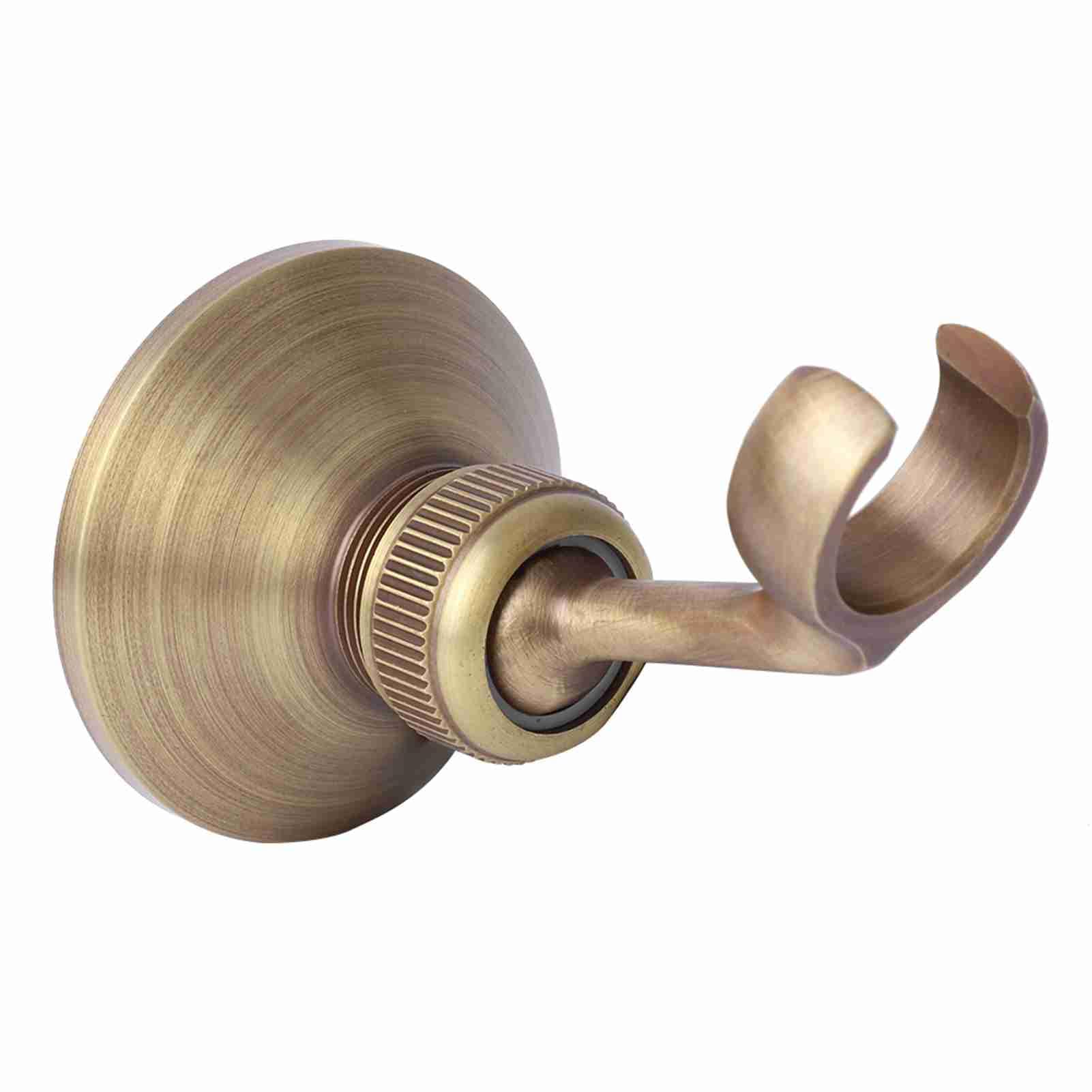 WGFOIP Shower Head Holder, Adjustable Brass Base with Expansion Screws, Bathroom Mounting Bracket for Home Shower Accessories