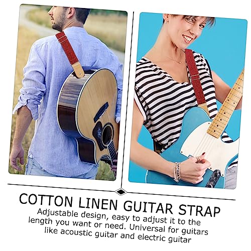 FAVOMOTO Sangle De Guitare Guitare Ceinture Boucle Ukelele Strap Guitare Ceinture Réglable Sangles De Guitare Électrique Cross Body Straps Bracelet De Montre En Cuir Électrique Sangle De - Les Beatles, Paul McCartney, John Lennon, RIngo Starr, George Harrison FAVOMOTO Sangle De Guitare Guitare Ceinture Boucle Ukelele Strap Guitare Ceinture Réglable Sangles De Guitare Électrique Cross Body Straps Bracelet De Montre En Cuir Électrique Sangle De – Image 5