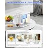 Ecoviva MATE4 Countertop Reverse Osmosis Water Filter with UV - 7-Stage Purification, Instant Hot Water (212F), Real-Time TDS, 3:1 Pure to Drain, Desktop Water Purifier Ideal for Dormitory