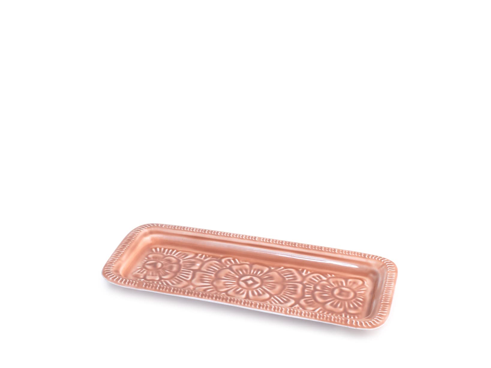 H&H Indian Summer Rectangular Metal Tray, 13 x 28 cm, Assorted Decors, Multi-Colour, Multi-coloured, 13 x 28 x 2 cm - Image 2