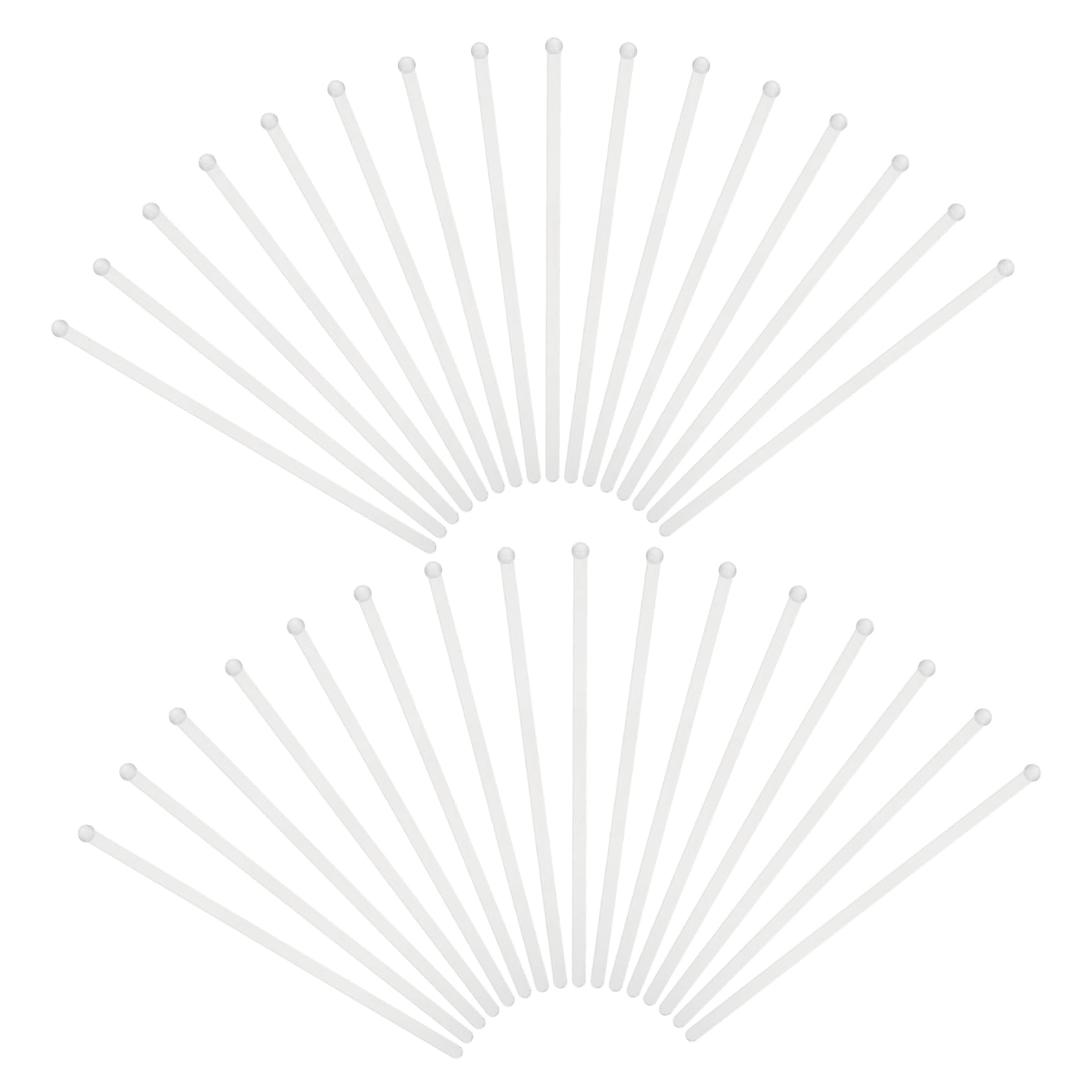 PRETYZOOM 100pcs Drink Stirrers Coffee Stirrer Cocktail Stirrer Swizzle Sticks for Cocktails Bartender Sticks Individually Wrapped Stirrers