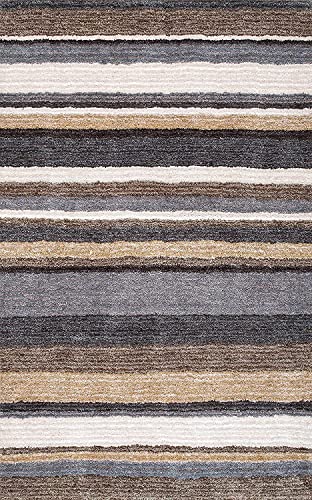 Image of Shaggy Rug for Bedroom Living Room 3X5 FEET Fluffy Plush Area Carpet with Non Slip Backing, Modern Cozy Floor Rug for Home Decor and Comfort (Luxury M-Grey)
