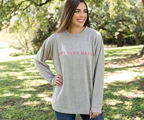 Image of Southern Marsh Women's Sunday Morning Pullover Sweater - Classic Comfortable Outerwear