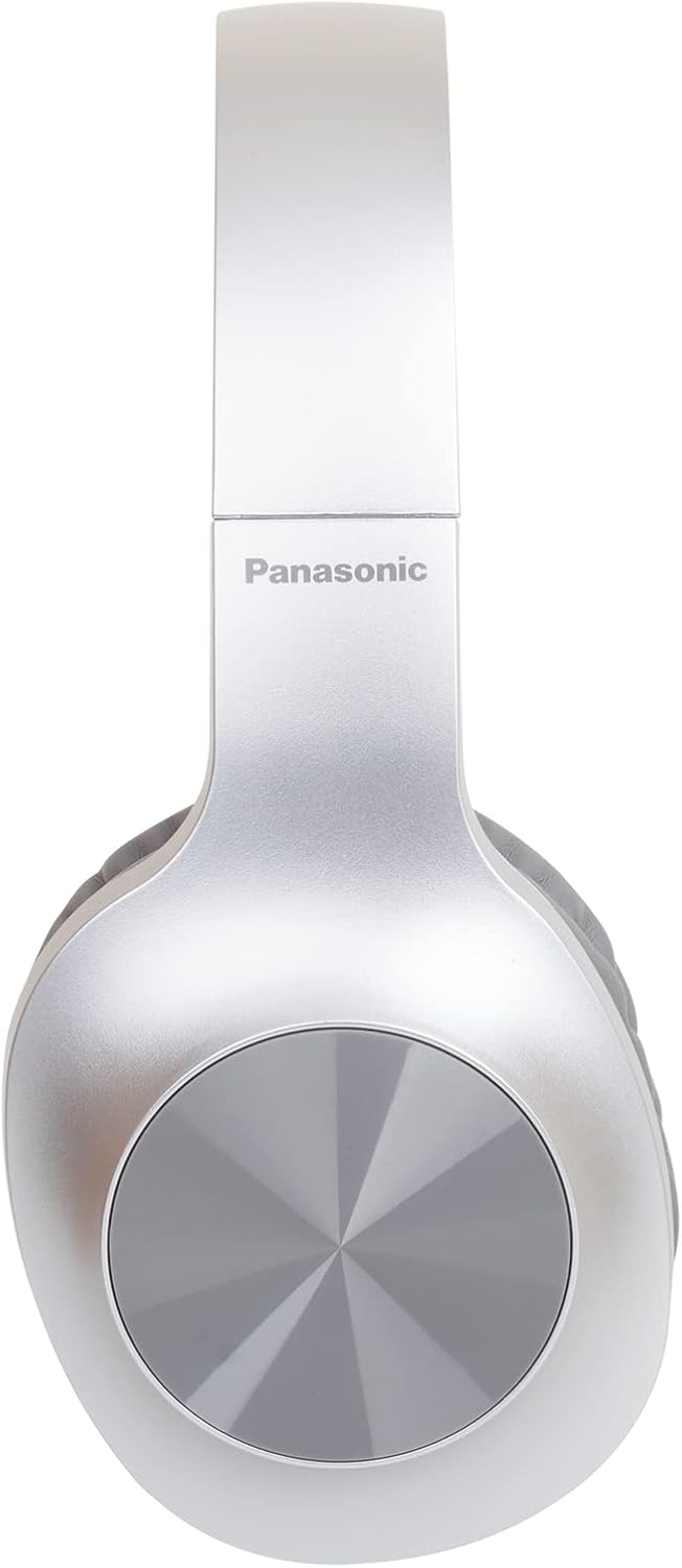 Panasonic RB-HX220 Bluetooth Headphones (Ultra Light, Up to 23 Hours Playtime, Foldable Design) Silver