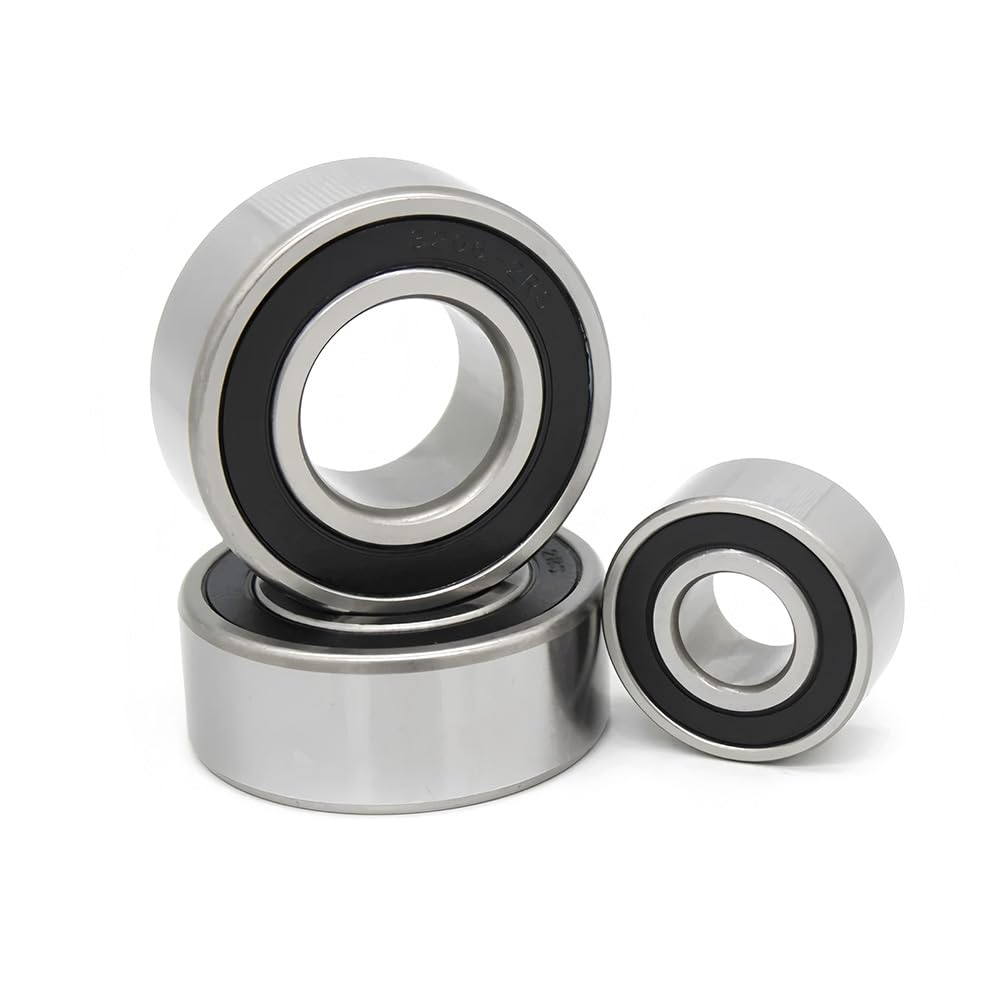 1 pieza 3919-2RS/2RZ Rodamientos de bolas de contacto angular de pared fina 95 mm x 130 mm x 26 mm, peso ligero, diseño económico, rodamiento suave para dispositivos mecánicos compactos, junta de goma