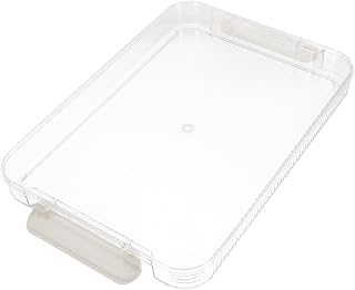 A4 File Organizer Box Small Size Card Storage Container Portable Document Holder for Office and Travel