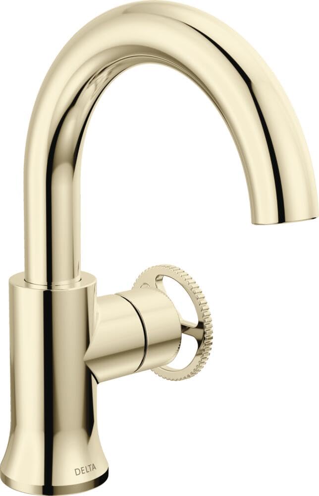 Robinet d'évier de salle de bain haut de gamme en nickel poli brillant