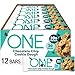 ONE Protein Bar, Chocolate Chip Cookie Dough, 2.12 oz. (12 Pack), Gluten-Free Protein Bar with High Protein (20g) and Low Sugar (1g), Guilt Free Snacking for Healthy Diets