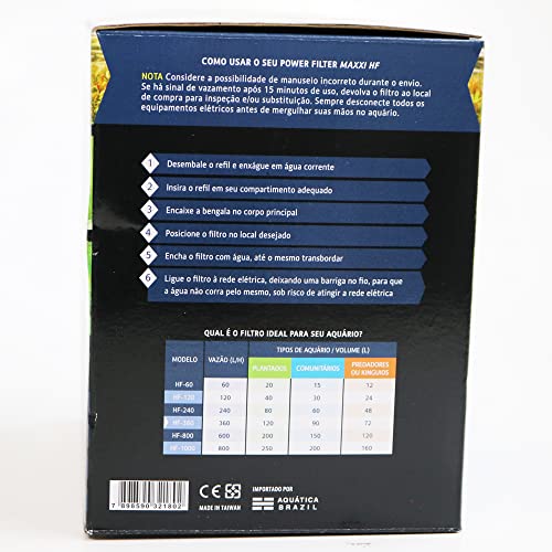 Filtro Externo Maxxi Power Hf-360 360L e H 110V Para Aquários Maxxi Power Para Peixes