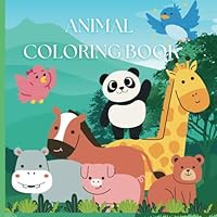 Educational Animal Coloring Book for Kids: Educational Coloring Pages with Animals and Alphabets for Children Ages 3-12 B0DCT75VB7 Book Cover