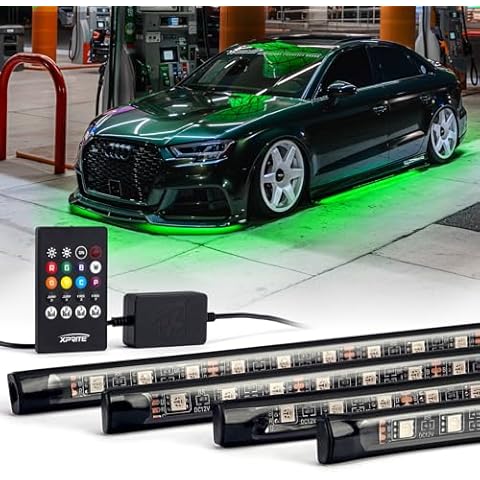 Xprite Car Underglow Neon Accent Strip Lights Cover