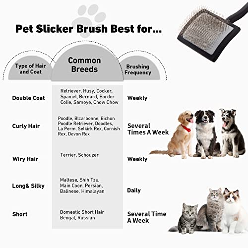 Dog-Slicker-Brush-for-Grooming-Medium-Long-Haired-Dogs-Cats-Extra-Long-Pin-Slicker-Brush-for-Removes-Loose-Hair-Tangles-Knots-from-Animals-Pets-Coat-Free-Pet-Comb-Large-Black