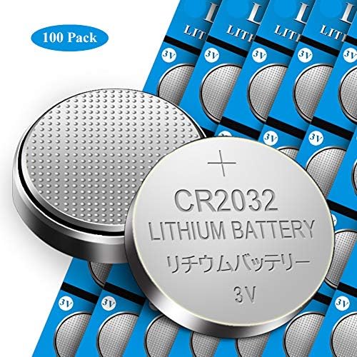 CR2032 Lithium Battery 3 Volt Coin Button Cell 100 Pack