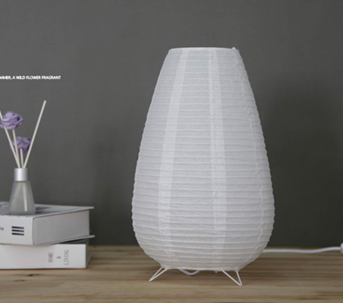 Lanterna di carta bianca Lampada da tavolo in carta di riso giapponese a luce regolabile tre colori Lampada terra moderna per camera letto soggiorno | Leroy Merlin
