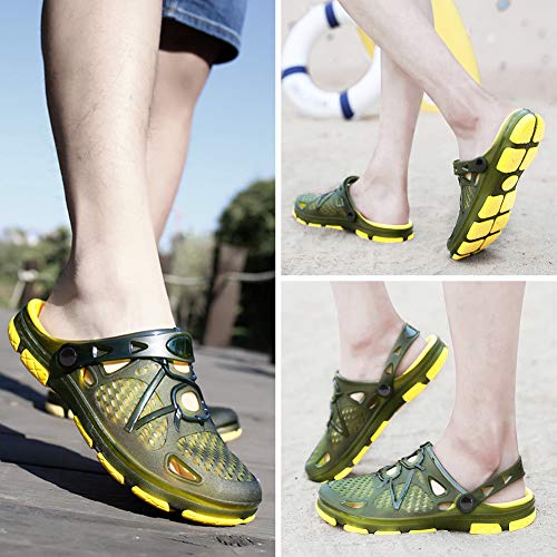 Beister Mens Clogs Non Slip Water Shoes With Adjustable Strap, Lightweight Slip On Mules Garden Kitchen Outdoor Beach Yard Pool Shower Summer Sandals Slippers #TOP4