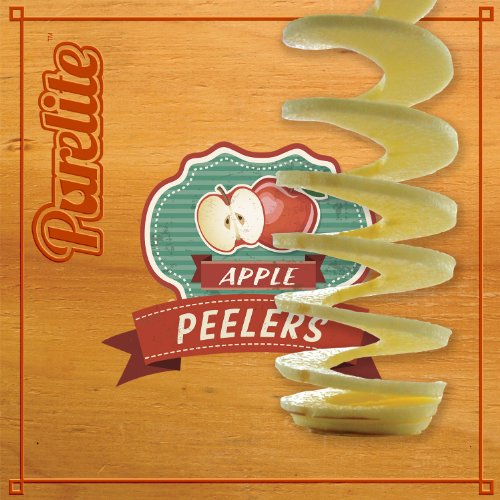CAST IRON APPLE PEELER by Purelite Durable Heavy Duty Cast Iron Apple Slicing Coring and Peeling Machine Razor Sharp Stainless Steel Blades and Chrome Plated Parts