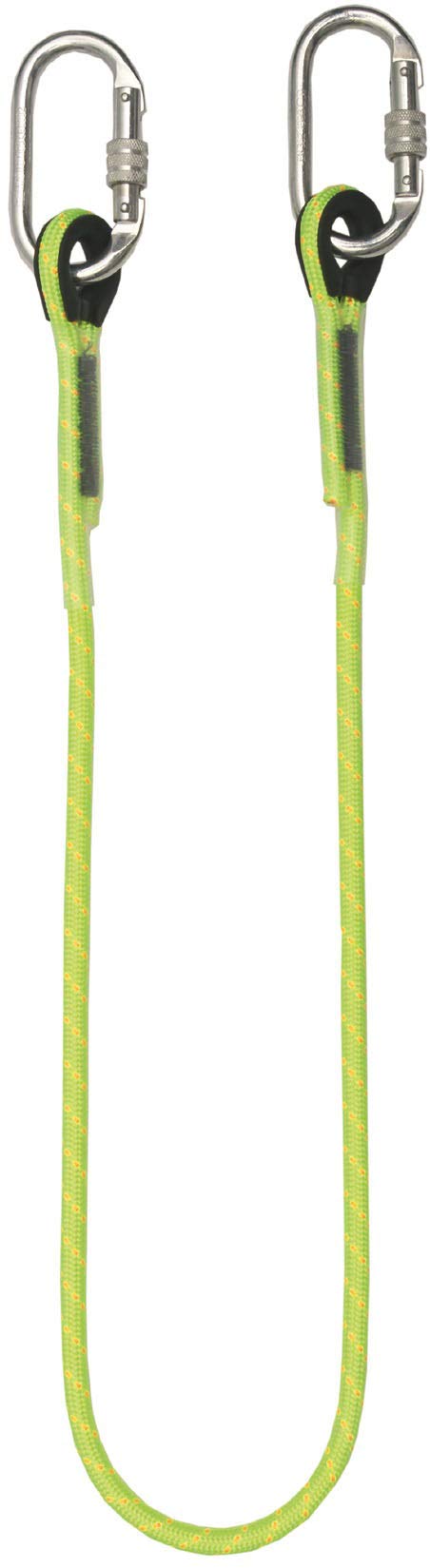 Safetyliftingear Restraint Rope Lanyard, Karabiner Each End (2Mtr)