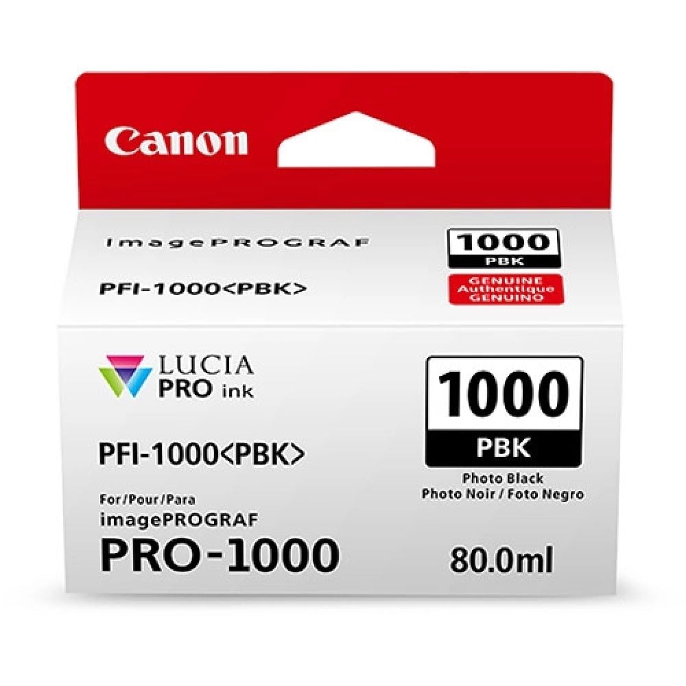 Canon Pfi-1000 Photo Ink Cartridge Black Pfi-1000Pbk