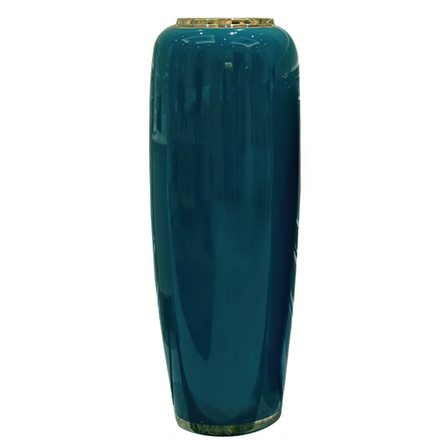 asdchZen Tall Floor Vase, 31.4 Inches/80Cm Large Floor Ceramic Flower Vase, Handmade Vase For Decorative Branches And Dried Flowers, Living Room, Office, Entryway, Wedding Gift,28x80cm