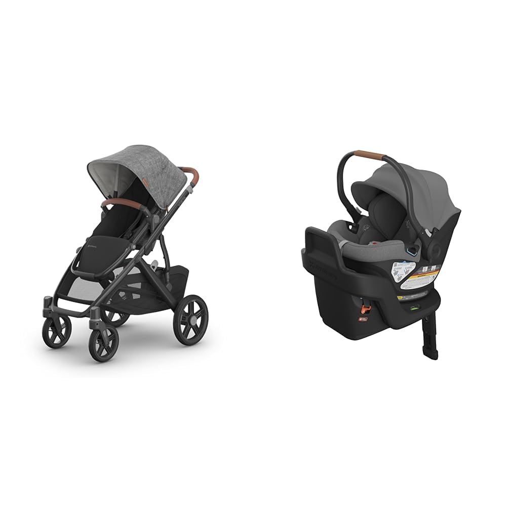 UPPAbaby Travel System - Vista V3 Stroller + Aria Lightweight Car Seat Combo