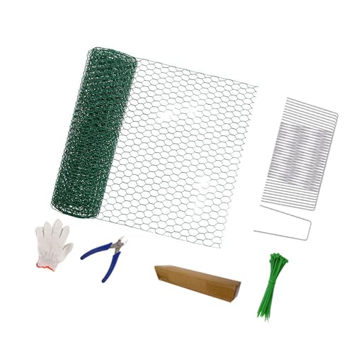 Clôture en métal enduit premium pour délimitation de jardin durable