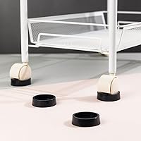 Vista 6 de Tofficu Copas para muebles de 2 piezas, posavasos para alfombras o suelos duros, tapones de goma para cama, protectores de piso, almohadillas