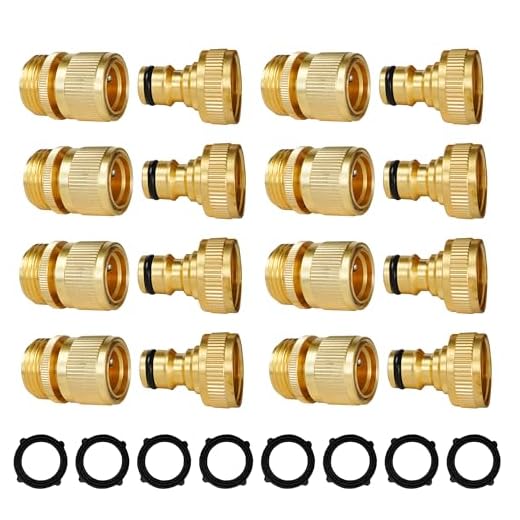 Heavy-Duty Garden Hose Quick Connect Set
